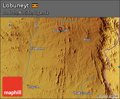 Physical Map of Lobuneyt