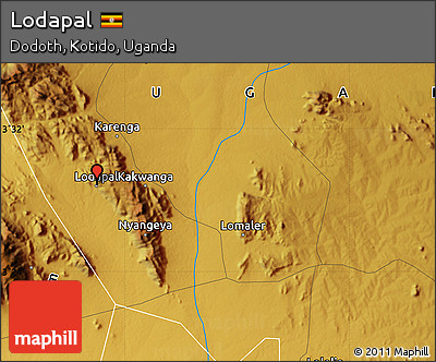 Physical Map of Lodapal