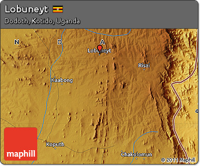 Physical Map of Lobuneyt