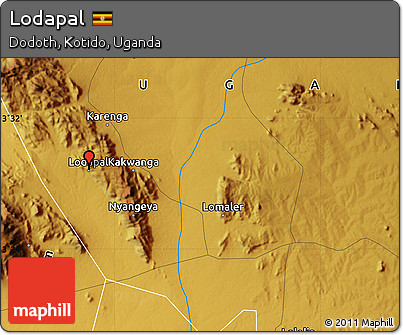 Physical Map of Lodapal