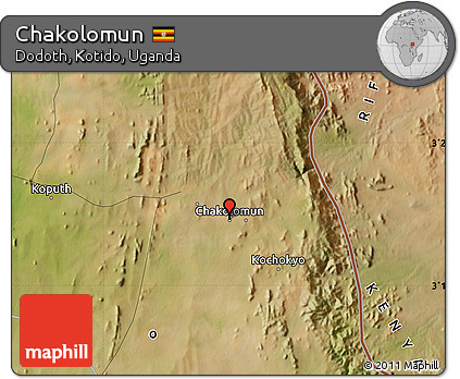 Satellite Map of Chakolomun