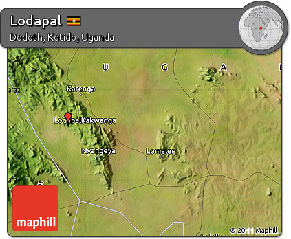 Satellite Map of Lodapal