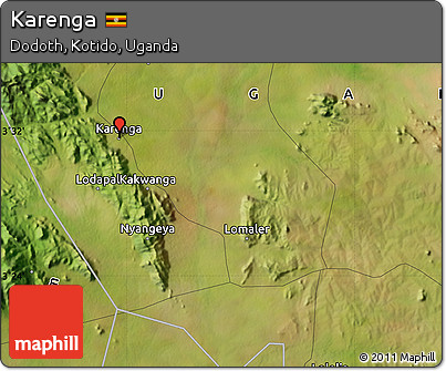 Satellite Map of Karenga