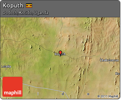 Satellite Map of Koputh