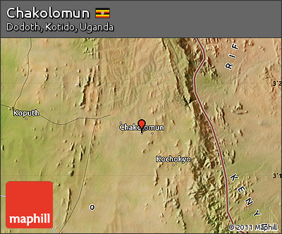 Satellite Map of Chakolomun