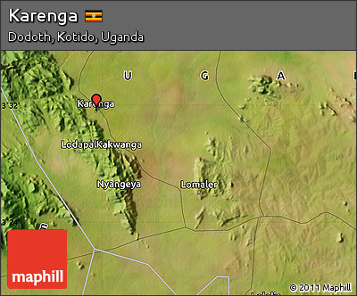 Satellite Map of Karenga