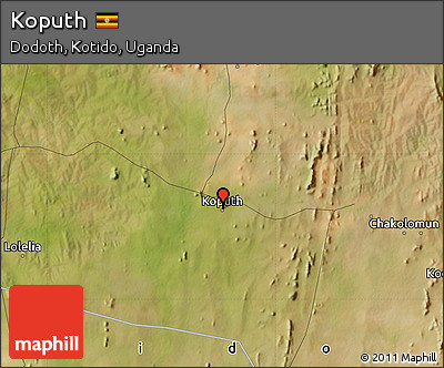 Satellite Map of Koputh