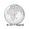 Outline Map of the Area around 3° 19' 33" N, 34° 4' 30" E, rectangular outline