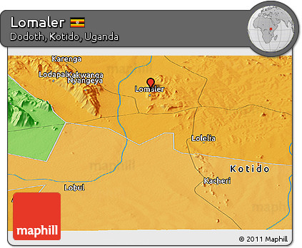Political Panoramic Map of Lomaler
