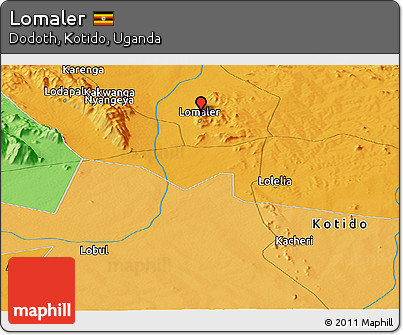 Political Panoramic Map of Lomaler