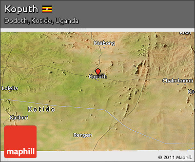Satellite Panoramic Map of Koputh