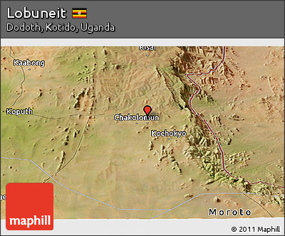 Satellite Panoramic Map of Lobuneit