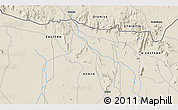 Shaded Relief 3D Map of Dabel