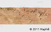 Satellite Panoramic Map of Dabel
