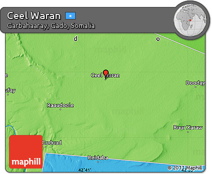 Political Map of Ceel Waran