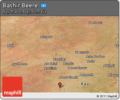 Satellite Panoramic Map of Bashir Beere