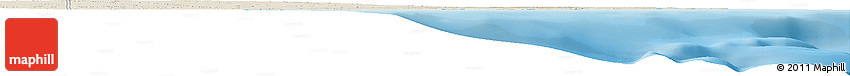 Shaded Relief Horizon Map of the Area around 3° 19' 33" N, 46° 49' 30" E