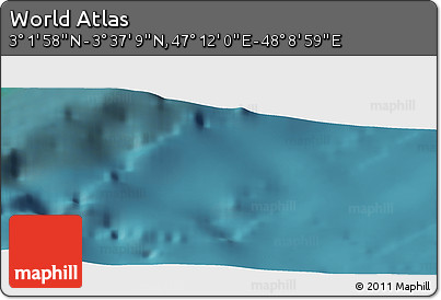 Satellite Panoramic Map of the Area around 3° 19' 33" N, 47° 40' 29" E