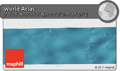 Satellite Panoramic Map of the Area around 3° 19' 33" N, 4° 19' 30" E