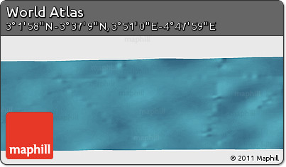 Satellite Panoramic Map of the Area around 3° 19' 33" N, 4° 19' 30" E