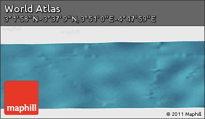 Satellite Panoramic Map of the Area around 3° 19' 33" N, 4° 19' 30" E