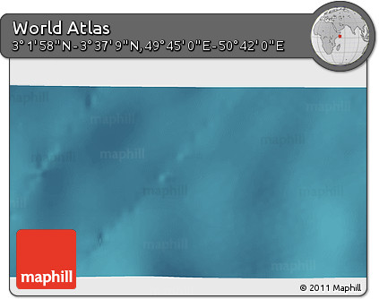 Satellite 3D Map of the Area around 3° 19' 33" N, 50° 13' 30" E