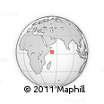 Outline Map of the Area around 3° 19' 33" N, 51° 55' 29" E, rectangular outline