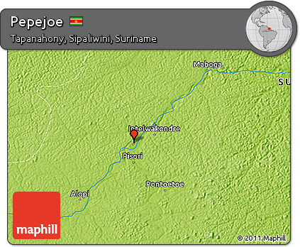 Physical 3D Map of Pepejoe