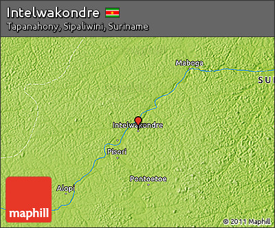 Physical 3D Map of Intelwakondre