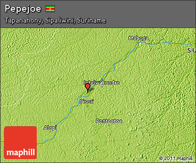 Physical 3D Map of Pepejoe