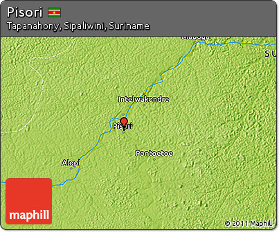 Physical 3D Map of Pisori
