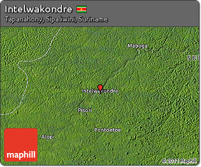 Satellite 3D Map of Intelwakondre
