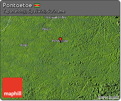 Satellite 3D Map of Pontoetoe