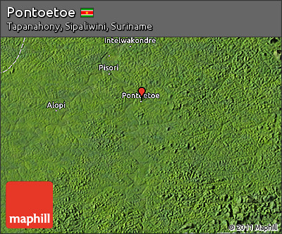 Satellite 3D Map of Pontoetoe