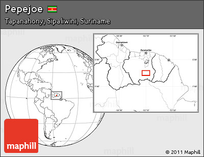 Blank Location Map of Pepejoe