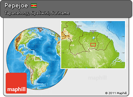 Physical Location Map of Pepejoe