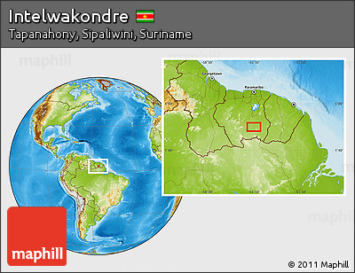 Physical Location Map of Intelwakondre