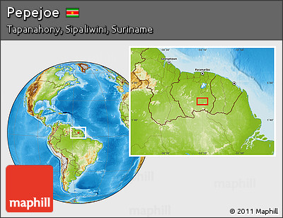 Physical Location Map of Pepejoe
