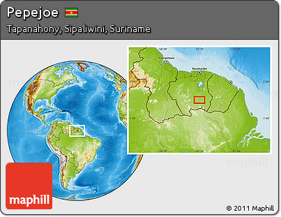 Physical Location Map of Pepejoe