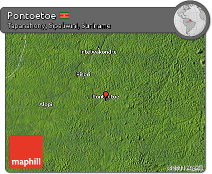 Satellite Map of Pontoetoe
