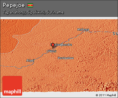 Political Panoramic Map of Pepejoe