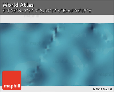 Satellite 3D Map of the Area around 3° 19' 33" N, 60° 25' 29" E