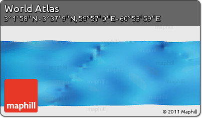 Physical Panoramic Map of the Area around 3° 19' 33" N, 60° 25' 29" E
