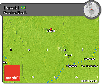 Physical Map of Dacabi
