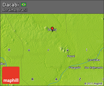 Physical Map of Dacabi