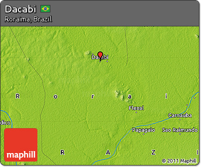 Physical Map of Dacabi