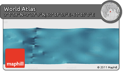 Satellite Panoramic Map of the Area around 3° 19' 33" N, 61° 16' 29" E