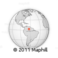 Outline Map of the Area around 3° 19' 33" N, 64° 31' 30" W, rectangular outline