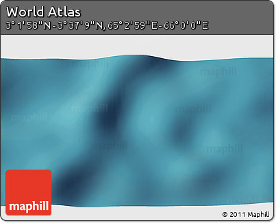 Satellite 3D Map of the Area around 3° 19' 33" N, 65° 31' 30" E