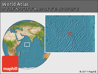 Satellite Location Map of the Area around 3° 19' 33" N, 66° 22' 30" E